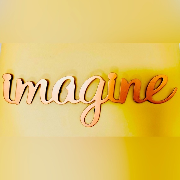 Inspirational wall decor “imagine, dream, believe” - Picture 4 of 9